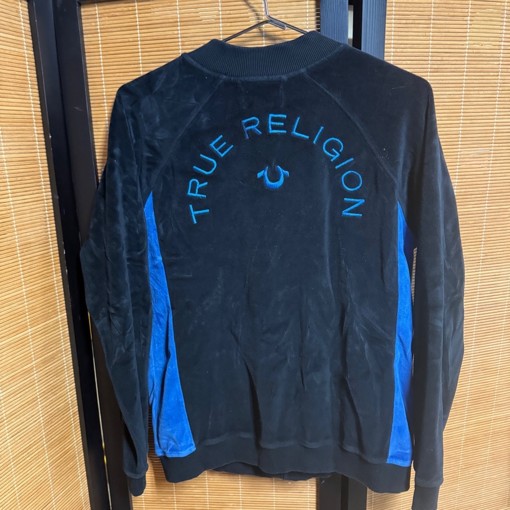 True Religion Black and Blue Sweatshirt